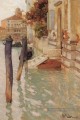 Sur le Grand Canal Venise Norwegian Frits Thaulow